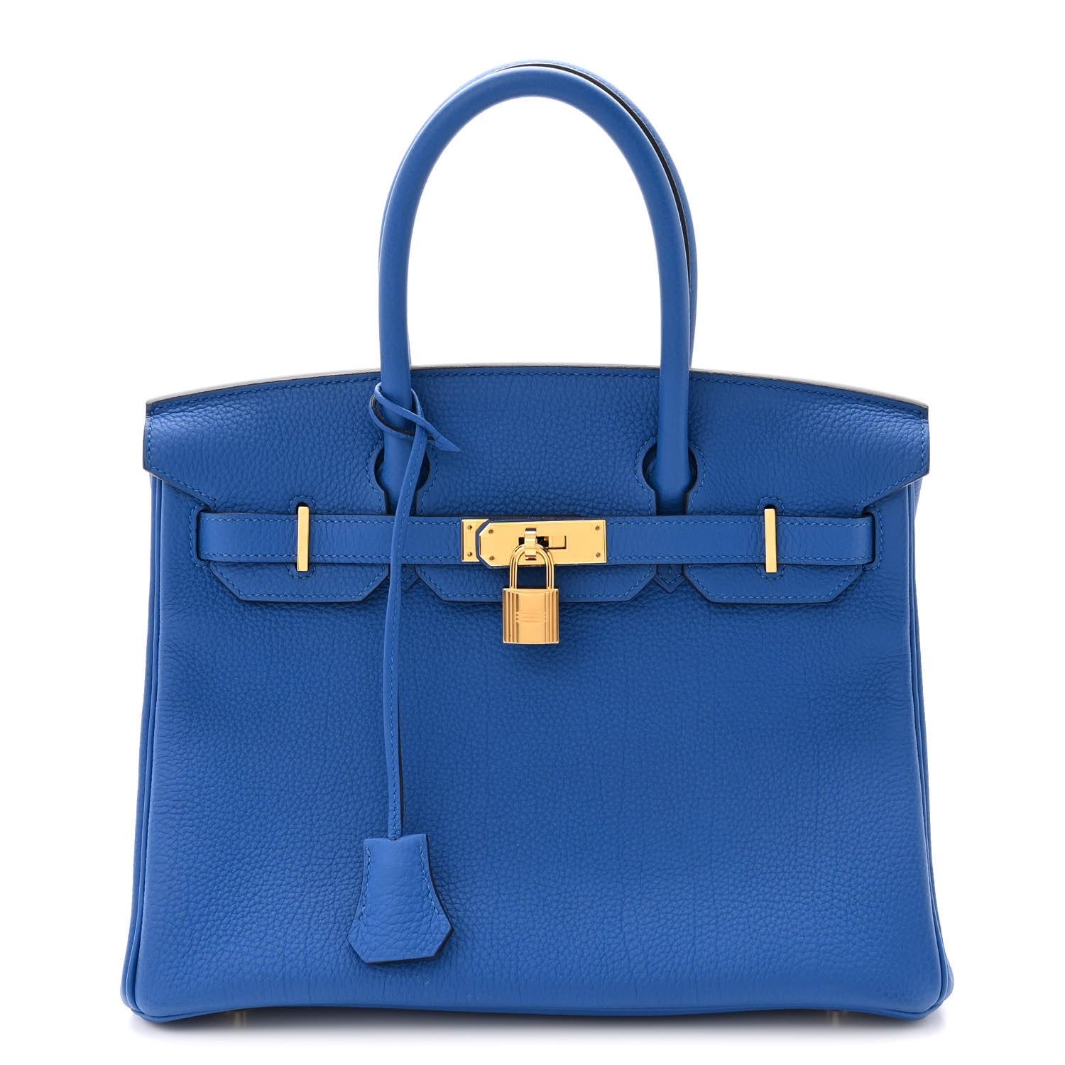 Hermes Togo Birkin 30 Bleu Zellige 1 of 12