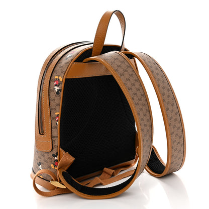 Gucci X DISNEY Mini Vintage GG Supreme Monogram Mickey Mouse Small Dome Backpack Beige Vintage Sun Oil 3 of 10