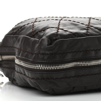 Chanel Calfskin Stitched Expandable Tote Brown 8 of 11