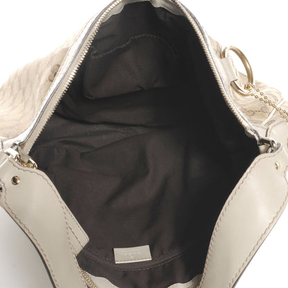 Gucci Monogram Medium Sukey Hobo Off White 5 of 7