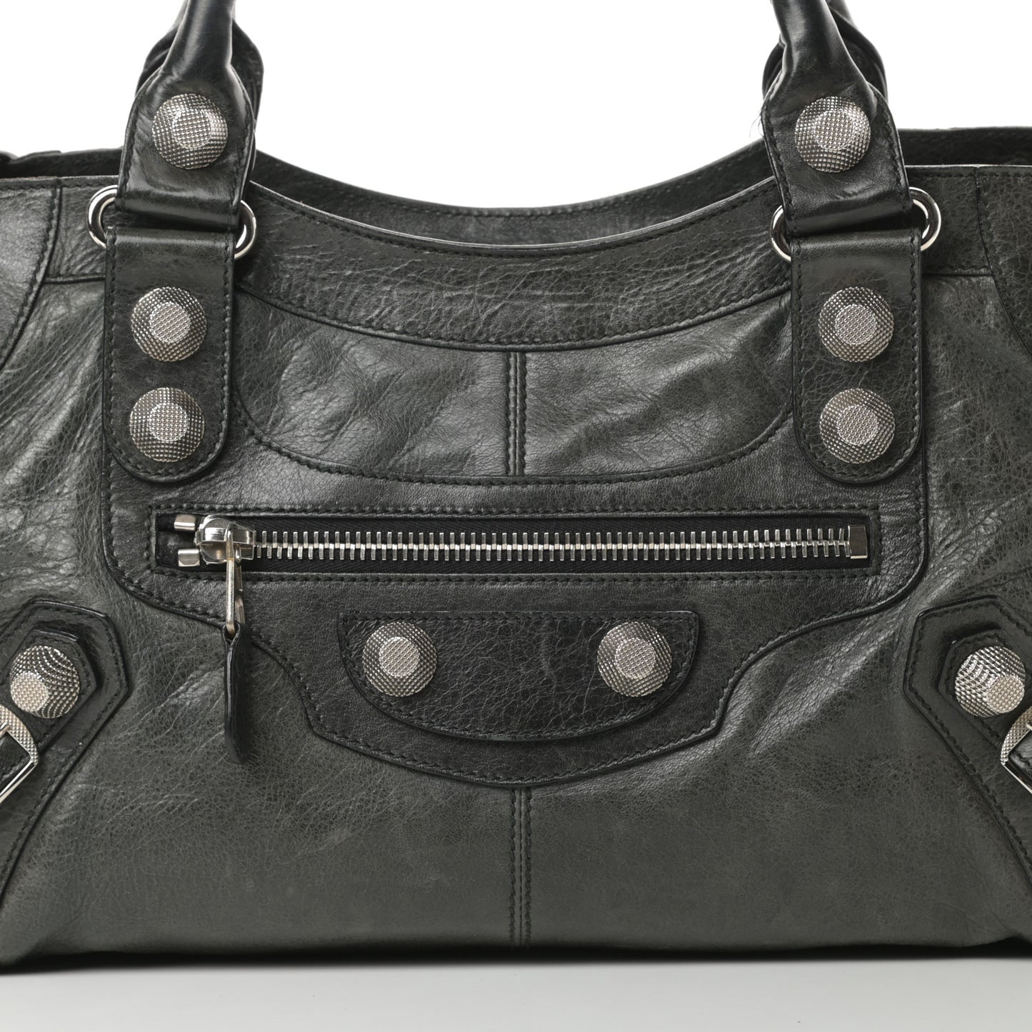 Agneau Giant 21 Silver Hardware Part Time Black