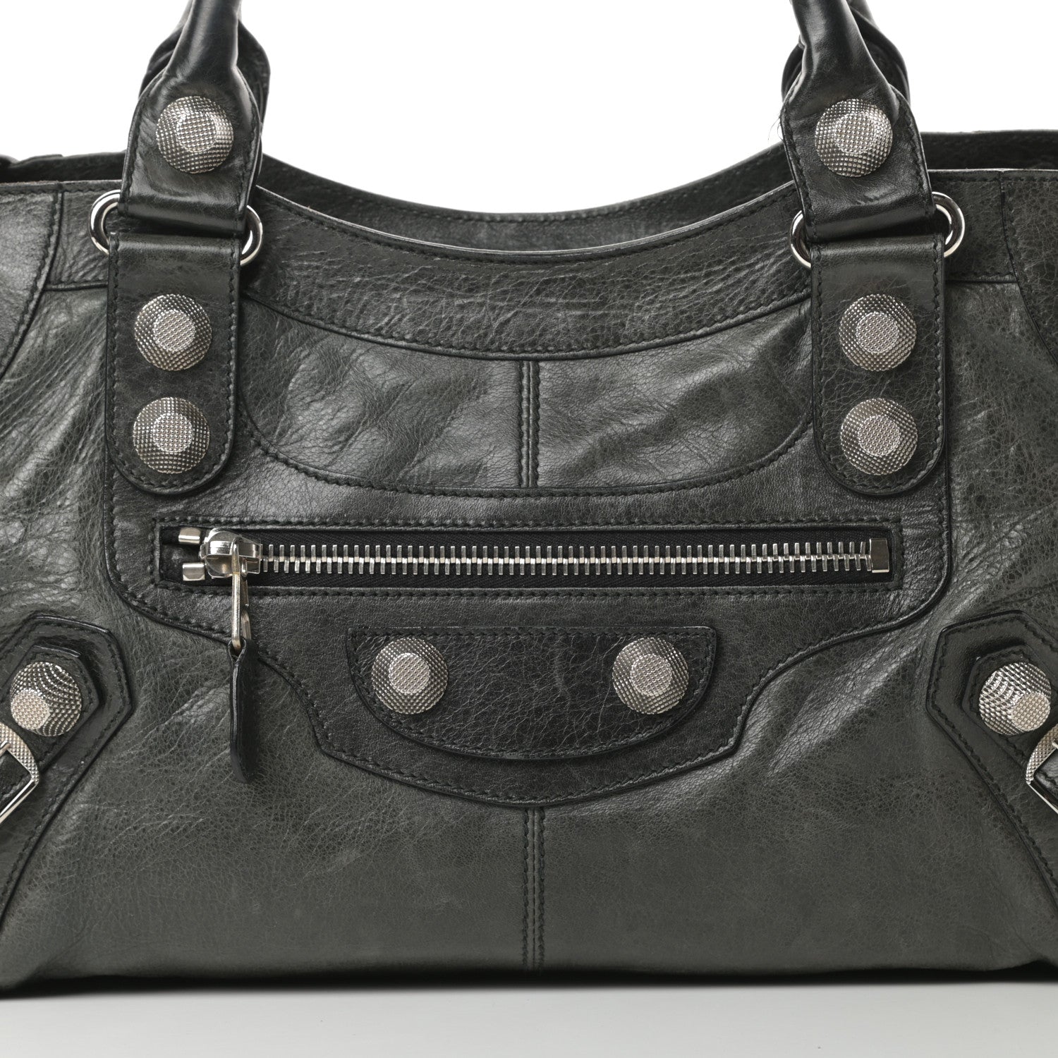 Balenciaga Agneau Giant 21 Silver Hardware Part Time Black 8 of 12