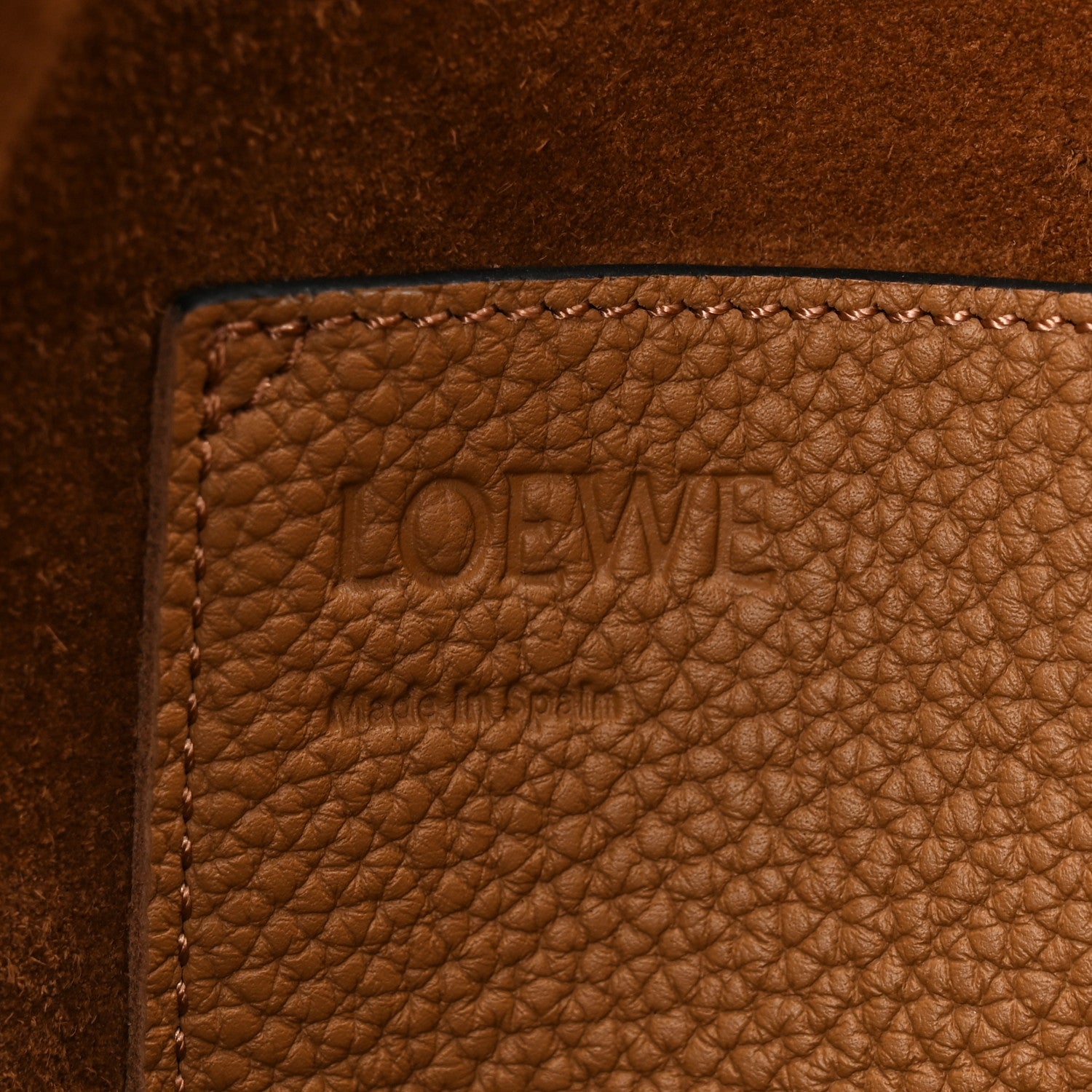 Loewe Calfskin Small Balloon Bucket Bag Toffee 6 of 11