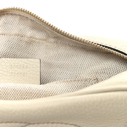 Gucci Pebbled Calfskin Small Soho Disco Bag Off White 7 of 9