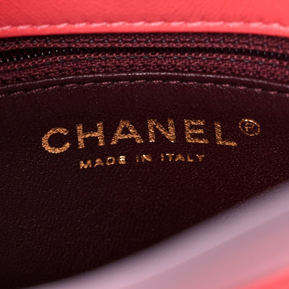 Chanel Lambskin Quilted Small Trendy CC Flap Dual Handle Bag Coral 6 of 19