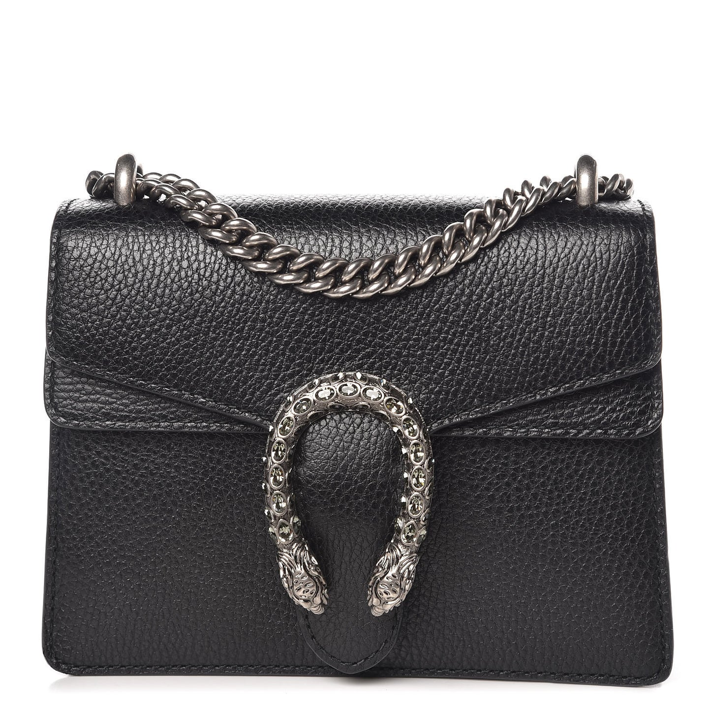 Calfskin Mini Dionysus Shoulder Bag Black