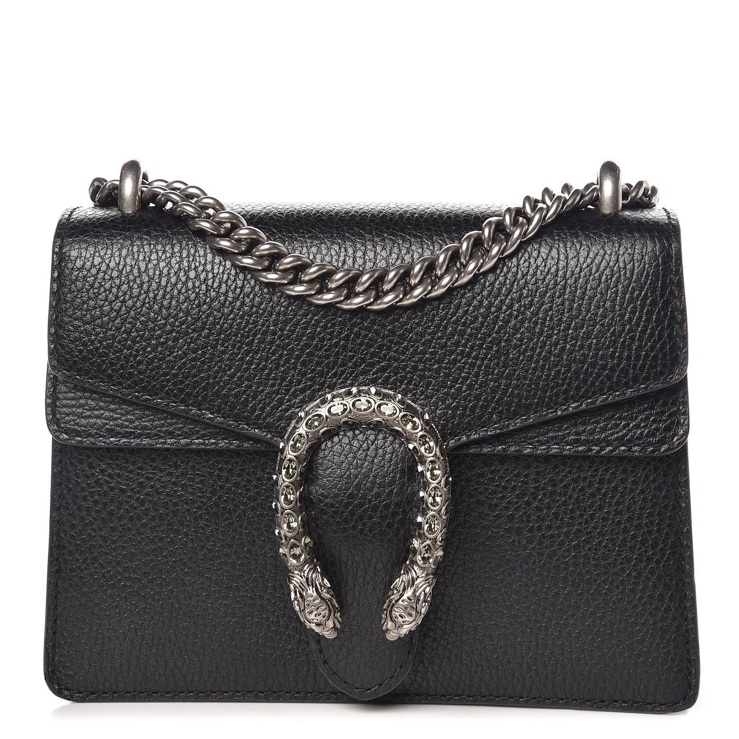 Gucci Calfskin Mini Dionysus Shoulder Bag Black 1 of 9