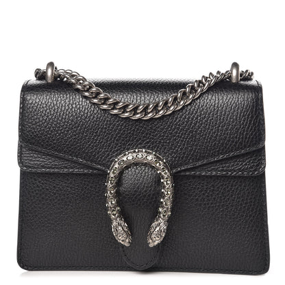 Gucci Calfskin Mini Dionysus Shoulder Bag Black 1 of 9