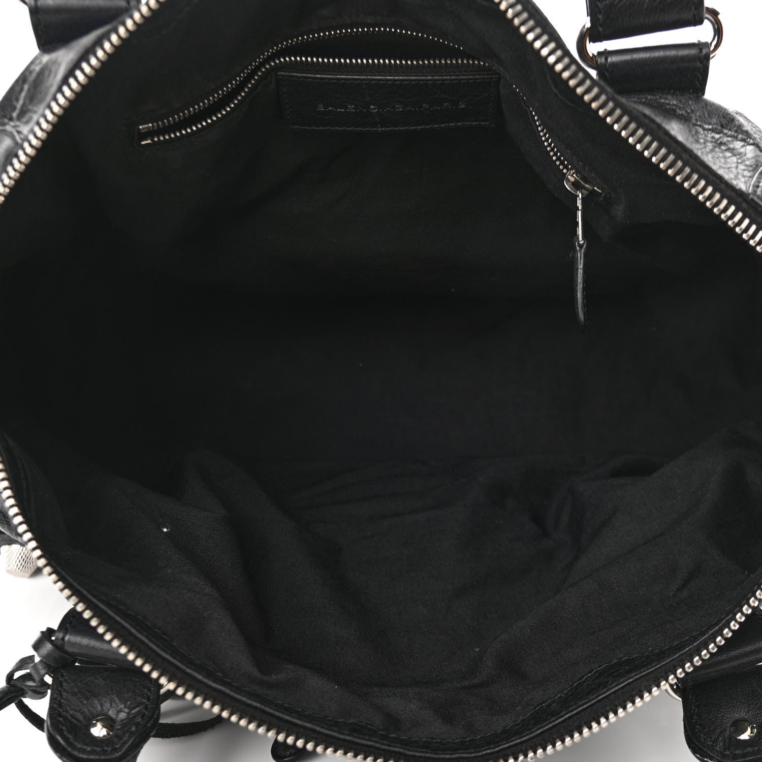 Balenciaga Agneau Giant 21 Silver Hardware Work Black 4 of 10
