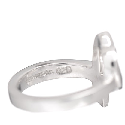 Tiffany Sterling Silver Paloma Picasso Loving Heart Ring 48 4.5 5 of 5