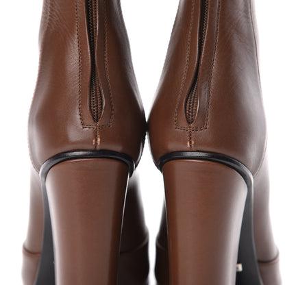 Gucci Calfskin Twiggy Boot Horsebit 36 Nut Brown 14 of 15