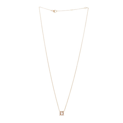 David Yurman 18K Rose Gold Diamond Morganite 7mm Petite Chatelaine Pendant Necklace 2 of 4
