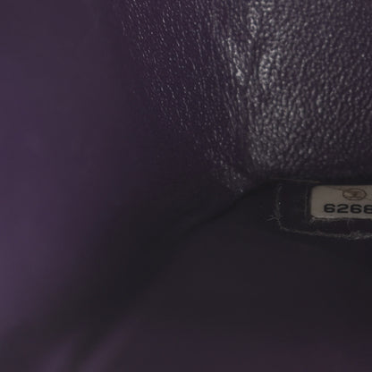 Chanel Caviar Quilted Medium Double Flap Dark Purple 7 of 16