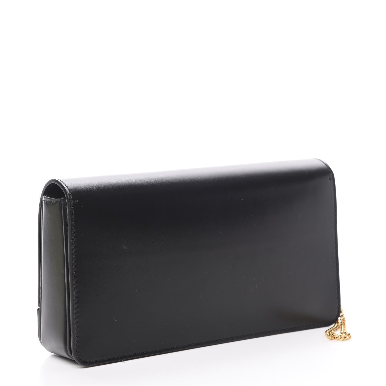 Burberry Calfskin Grace Chain Clutch Black 3 of 10