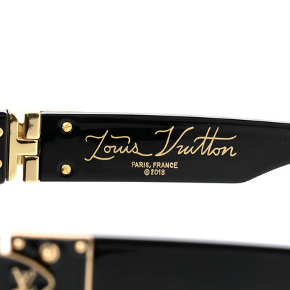 Louis Vuitton Acetate 1.1 Millionaires Sunglasses Z1165E Black 6 of 9