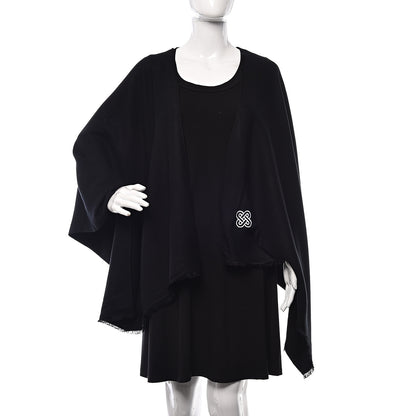 FASHIONPHILE FASHIONPHILE Viscose Wrap Black 3 of 5