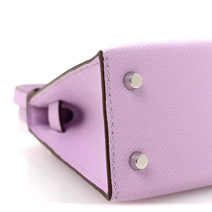 Hermes Epsom Mini Kelly Sellier 20 Guimauve 8 of 10