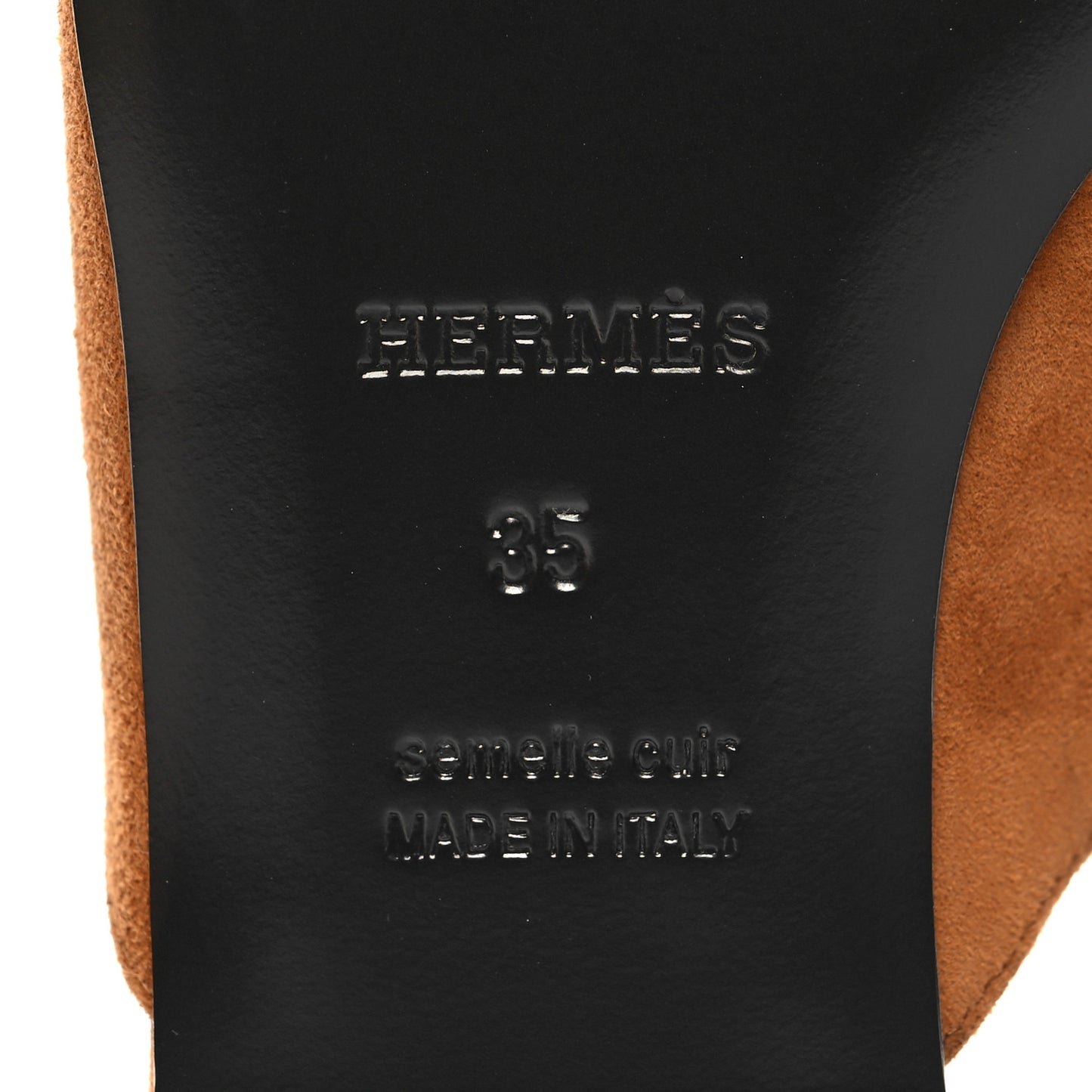 Suede Goatskin Womens Declic Mule 35