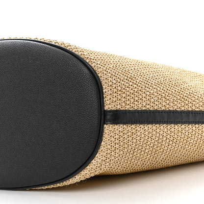 Louis Vuitton Raffia Saint Jacques Tote Black 11 of 11