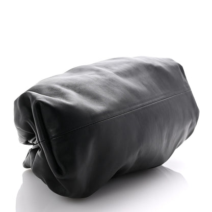 Bottega Veneta Smooth Butter Calf The Pouch Oversized Clutch Black 4 of 10