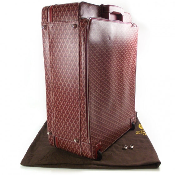 Goyardine Trolley MM Rolling Suitcase Red