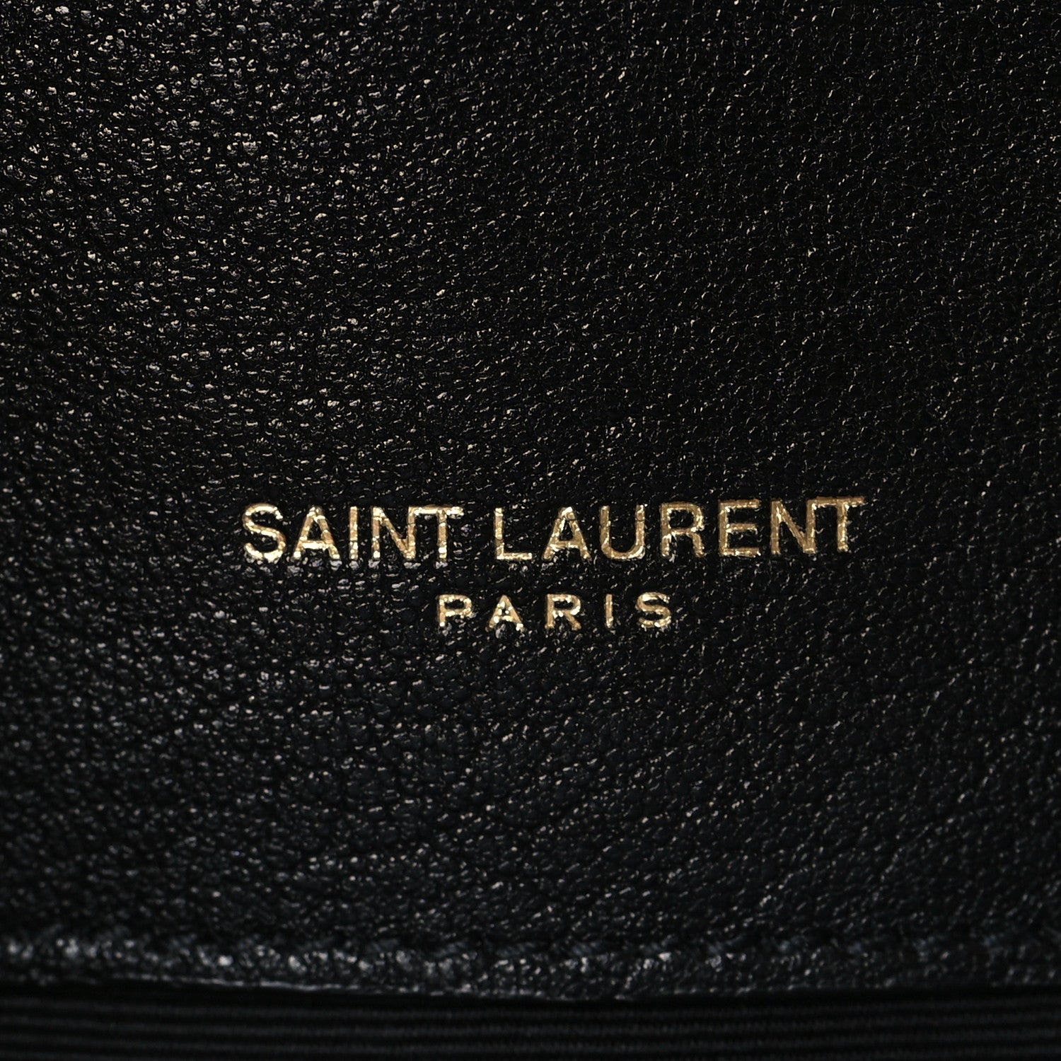 Saint Laurent Sheepskin Matelasse Chevron Monogram Medium College Bag Black 6 of 6