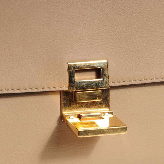Calfskin and Suede Large Trapeze Dune