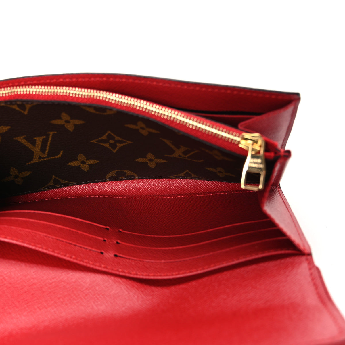 Louis Vuitton Monogram Sarah Retiro Wallet Cherry 5 of 6