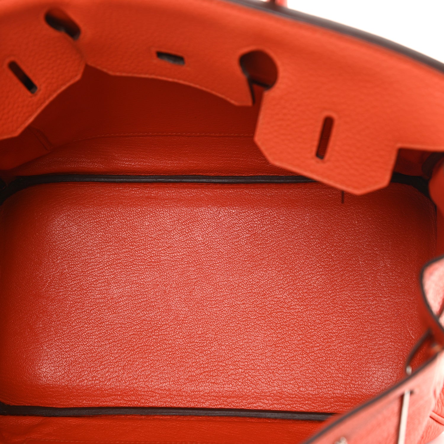 Hermes Taurillon Clemence Birkin 30 Feu 6 of 14