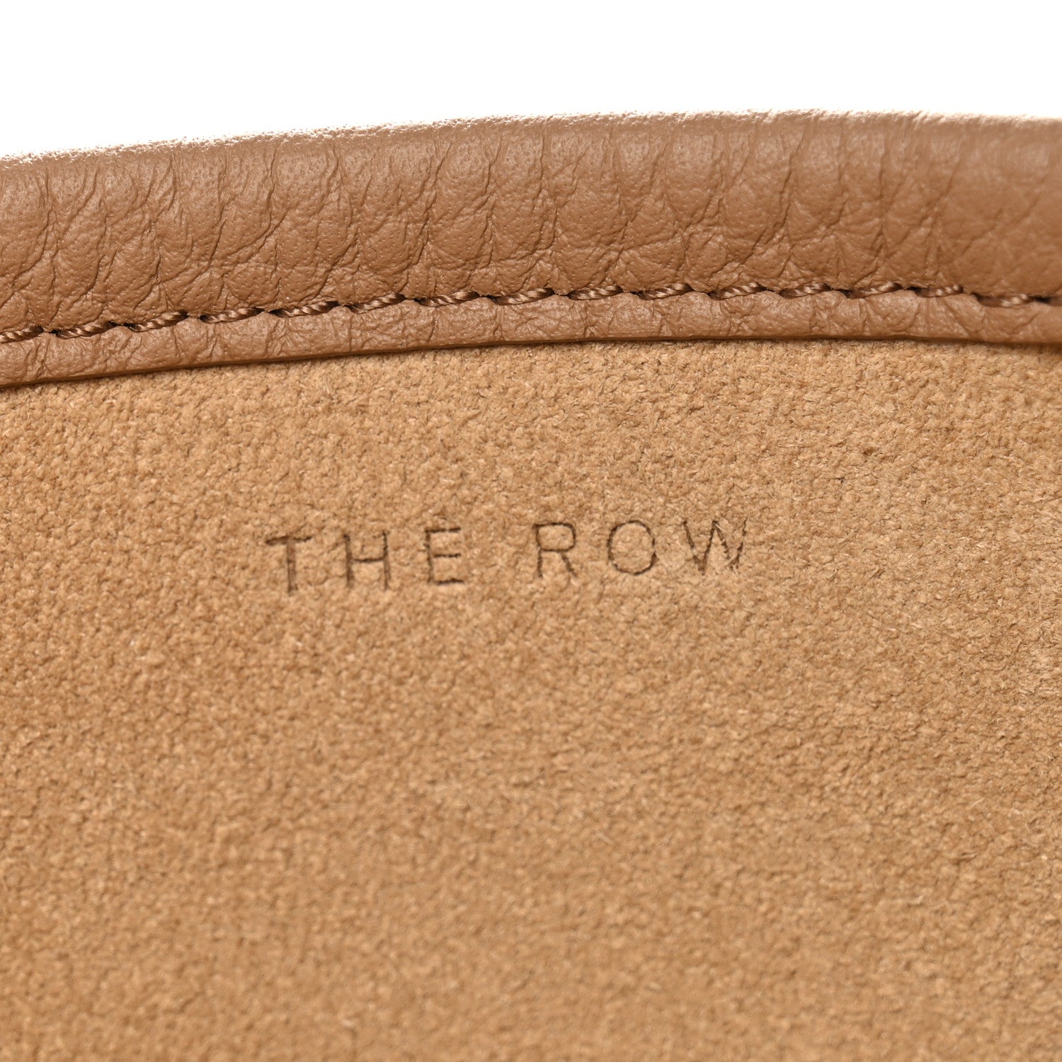 The Row Grained Calfskin Medium N/S Park Tote Sandpit 7 of 10