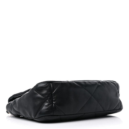 Chanel Lambskin Quilted Medium Chanel 19 Flap Black 4 of 13