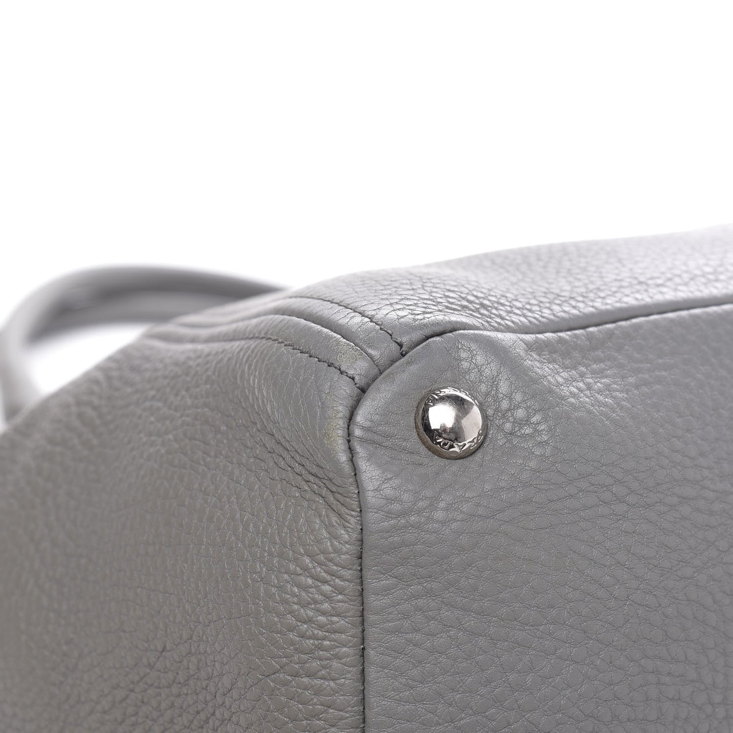 Vitello Daino Side Pocket Tote Marmo