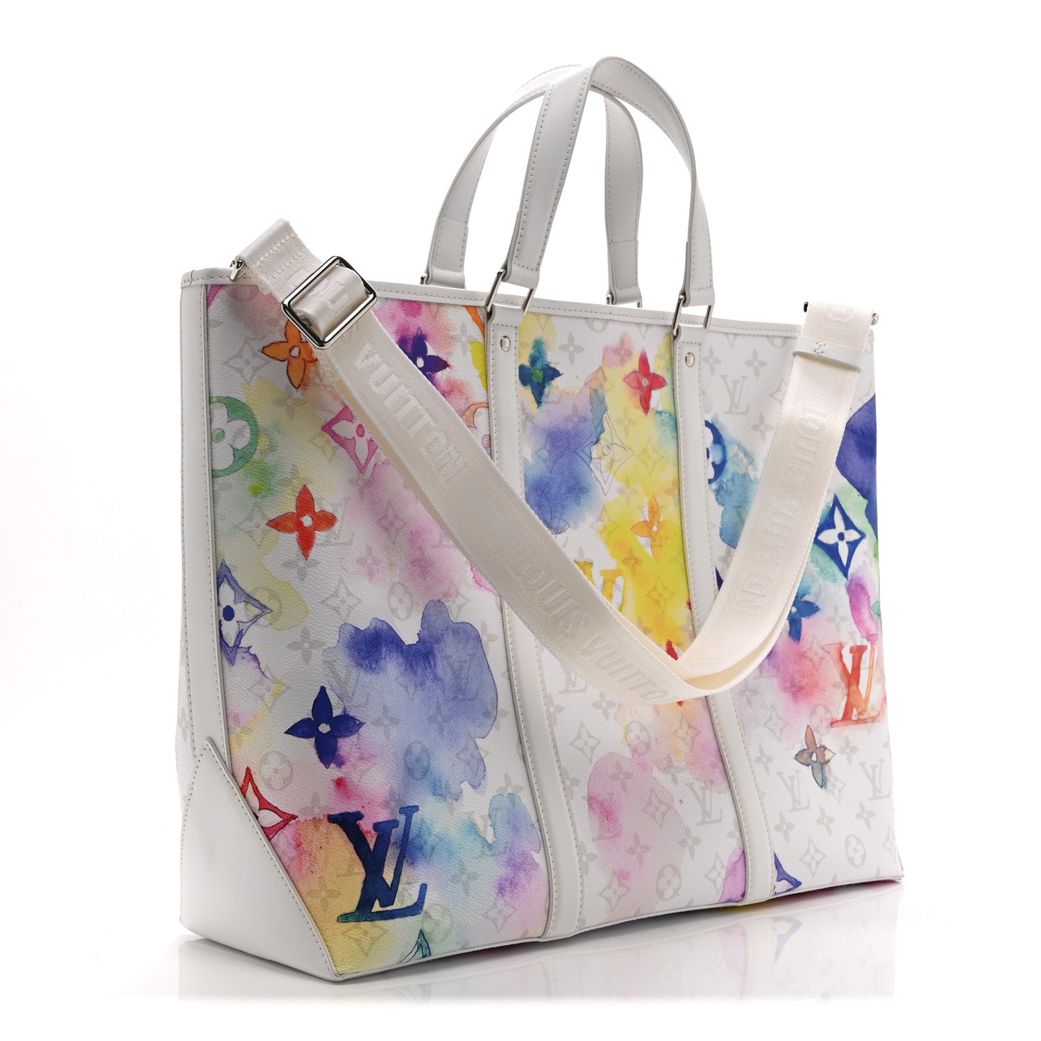 Louis Vuitton Monogram Watercolor New Tote GM Multicolor 4 of 10