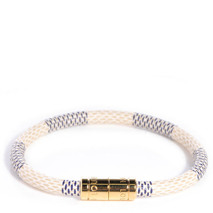 Louis Vuitton Damier Azur Keep It Bracelet 17 1 of 5