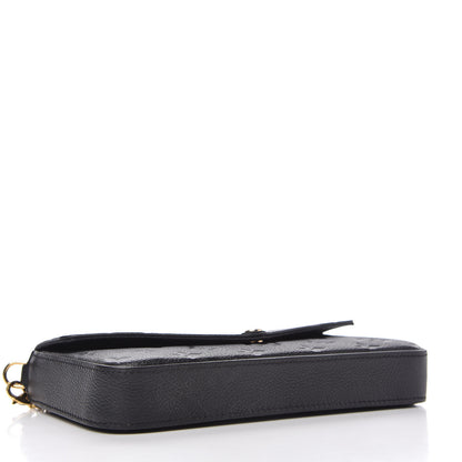 Louis Vuitton Empreinte Pochette Felicie Chain Wallet Black 4 of 12