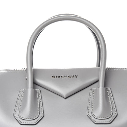 Givenchy Shiny Lord Calfskin Medium Antigona Pearl Grey 10 of 10