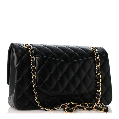 Chanel Lambskin Quilted Medium Double Flap Black 3 of 13