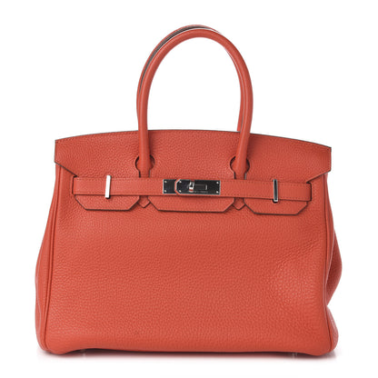 Hermes Togo Birkin 30 Capucine 1 of 18