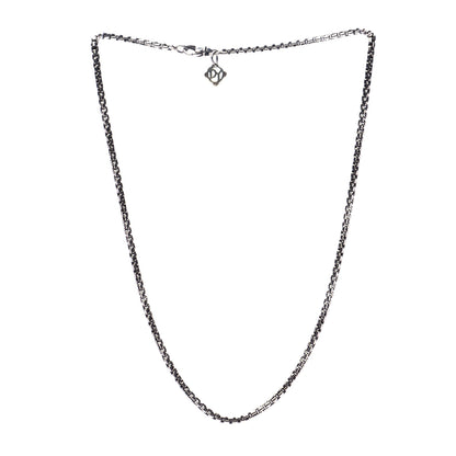David Yurman Sterling Silver 14K Yellow Gold 2.7mm Box Chain Necklace 16" 3 of 4