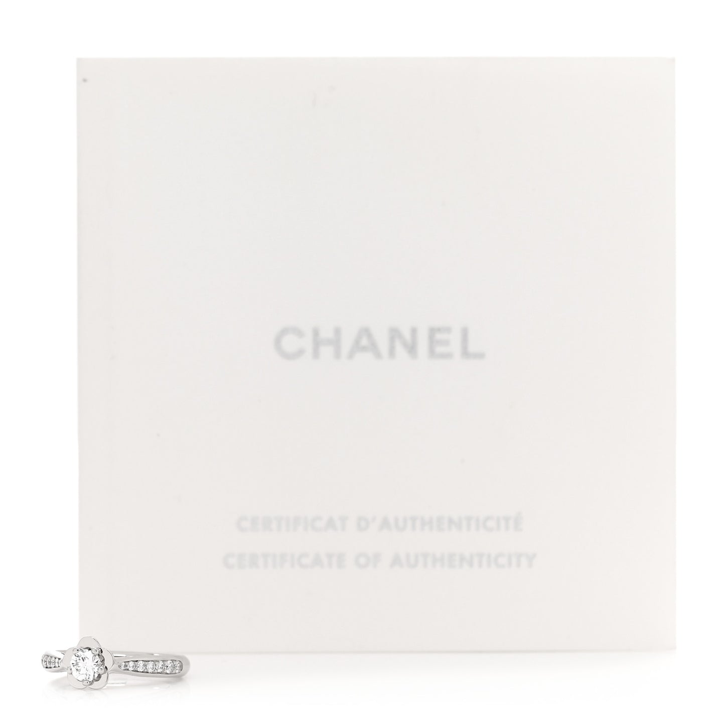 Platinum Diamond .26ct Camelia Ring 47 4