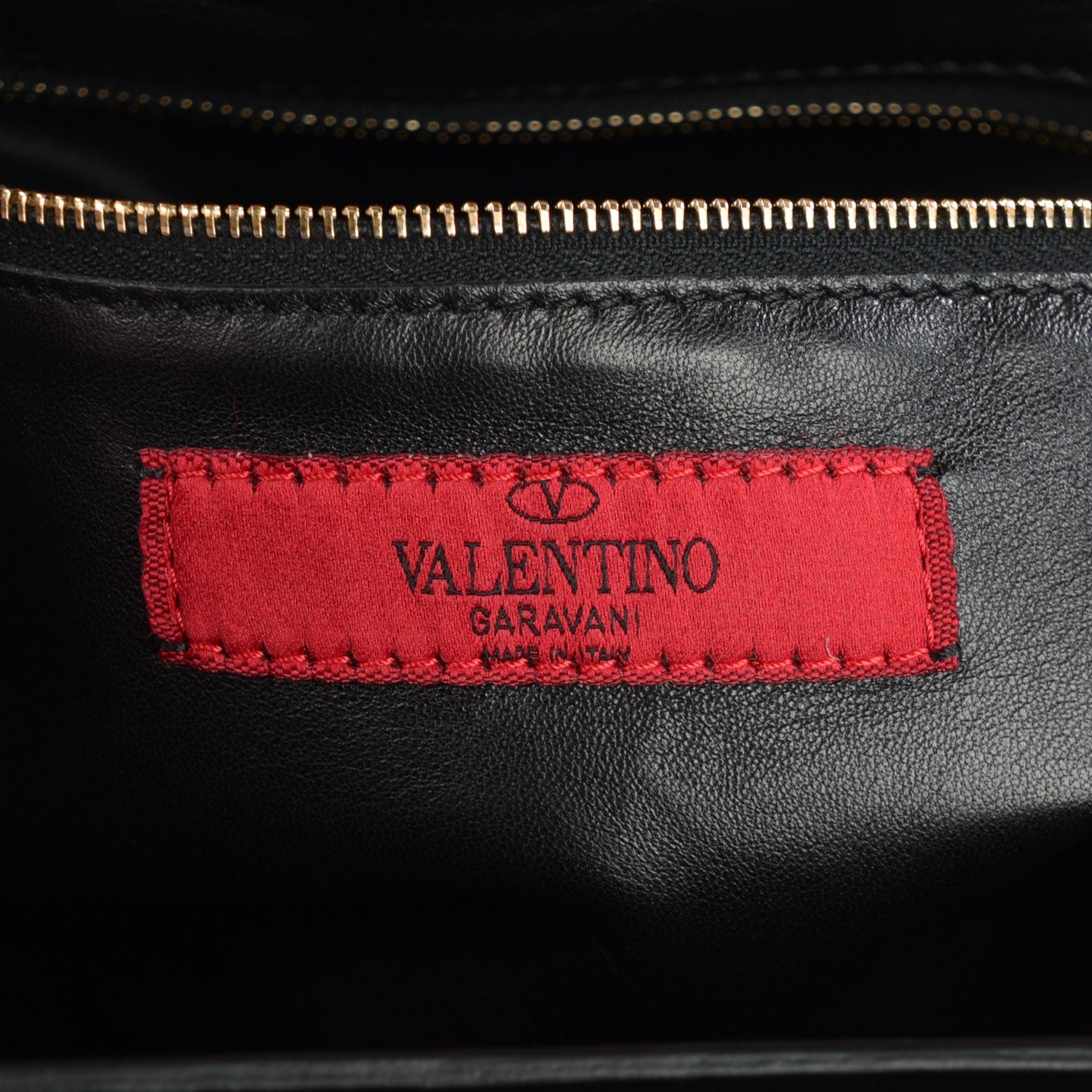 Valentino Garavani Calfskin Floral Print Mime Single Handle Bag Brown 5 of 8