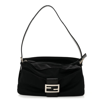 Fendi Neoprene Shoulder Bag Black 1 of 9