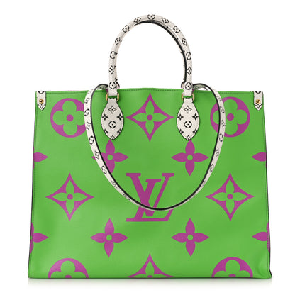 Louis Vuitton Monogram Giant Onthego GM Pink Lilac 1 of 9
