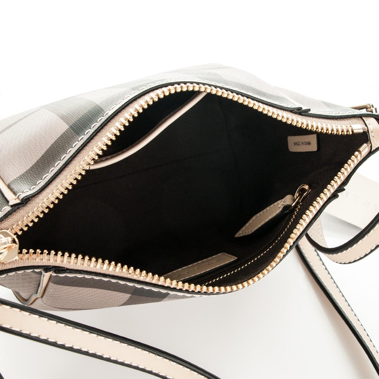Smoked Check Small Dartmoore Crossbody Trench