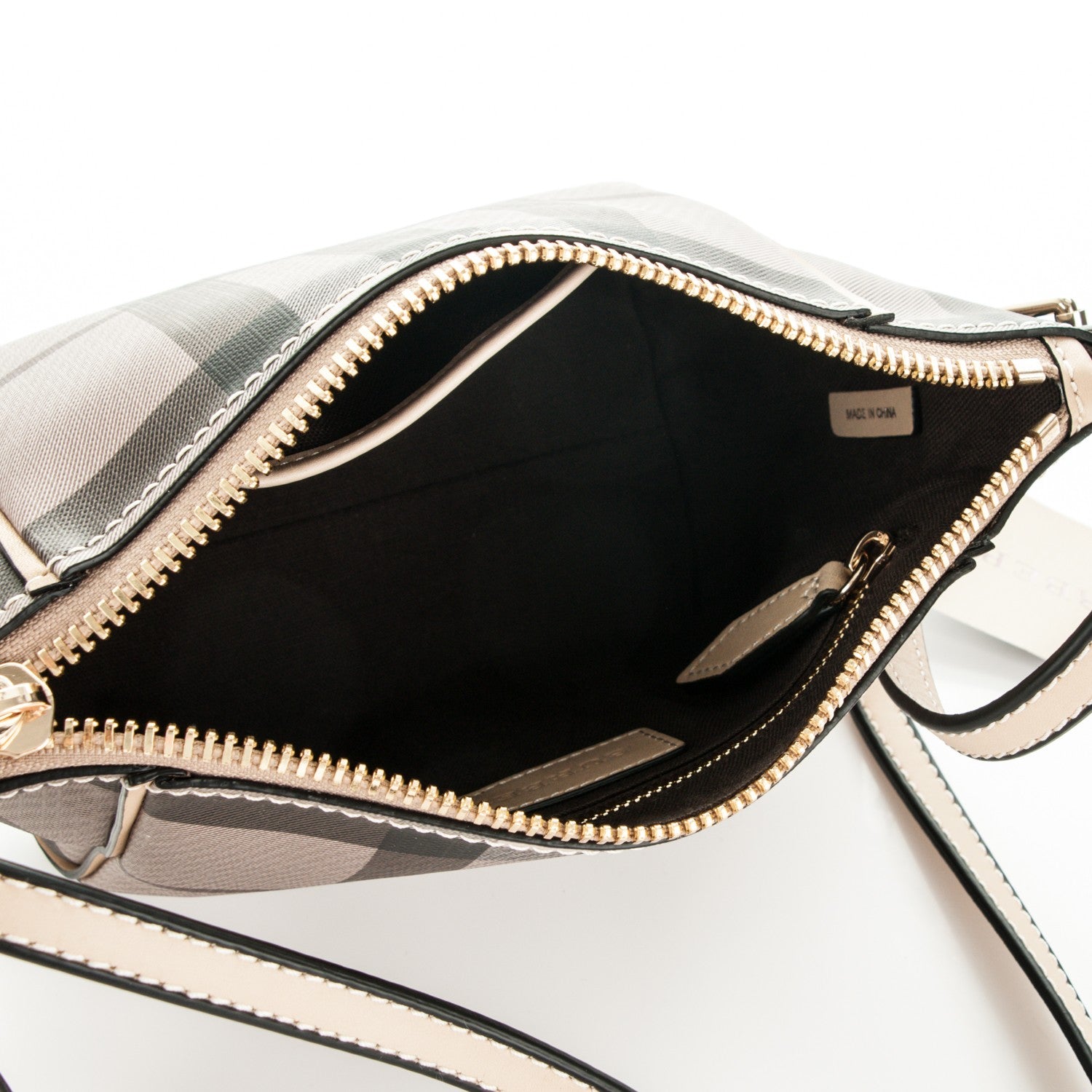 Burberry Smoked Check Small Dartmoore Crossbody Trench 5 of 7