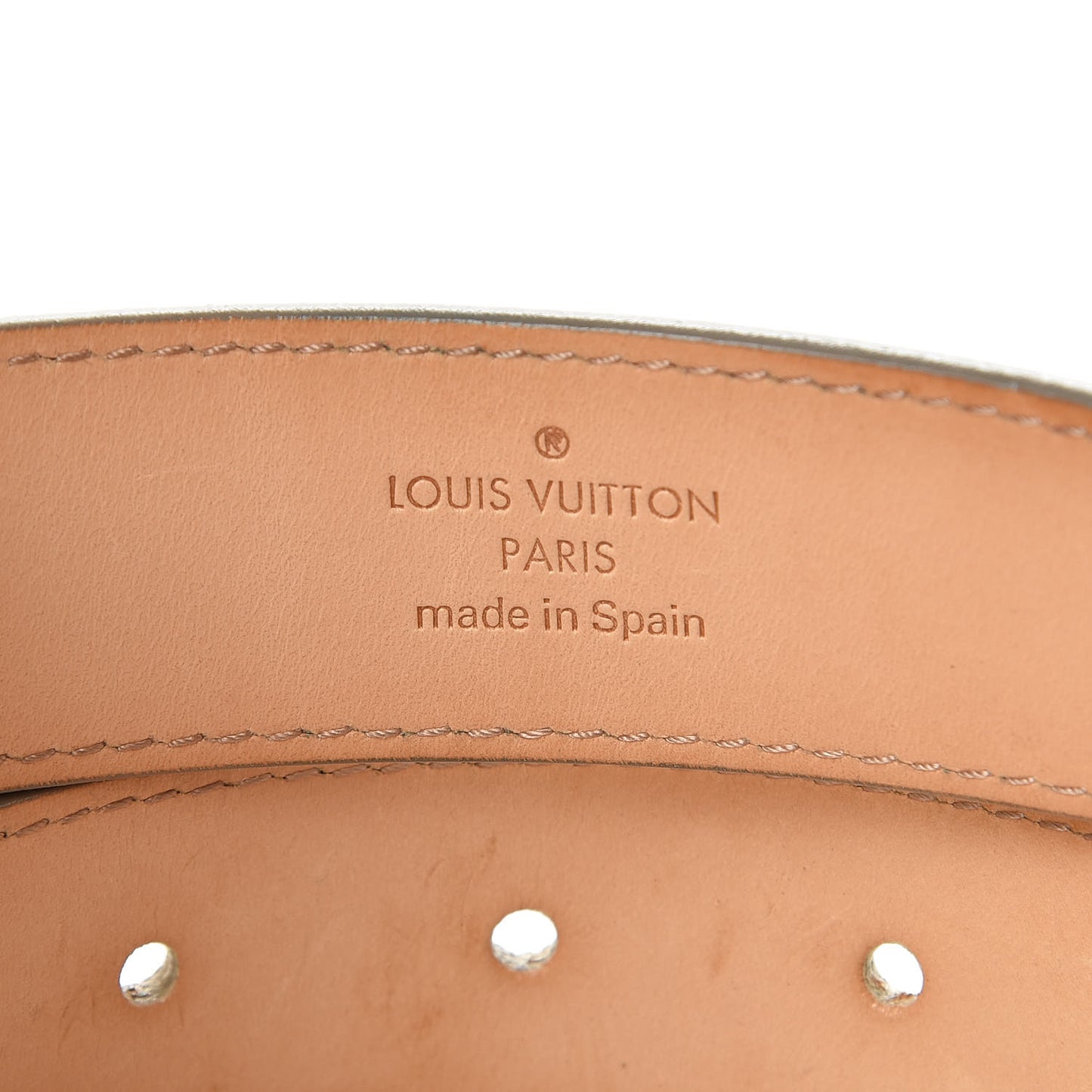Epi Initiales Belt 80 32 Ivory