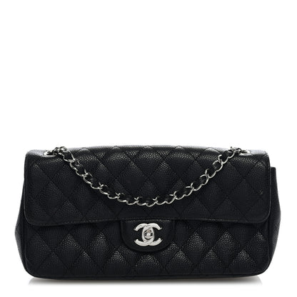 Chanel Caviar Quilted East West Flap Black 1 of 10