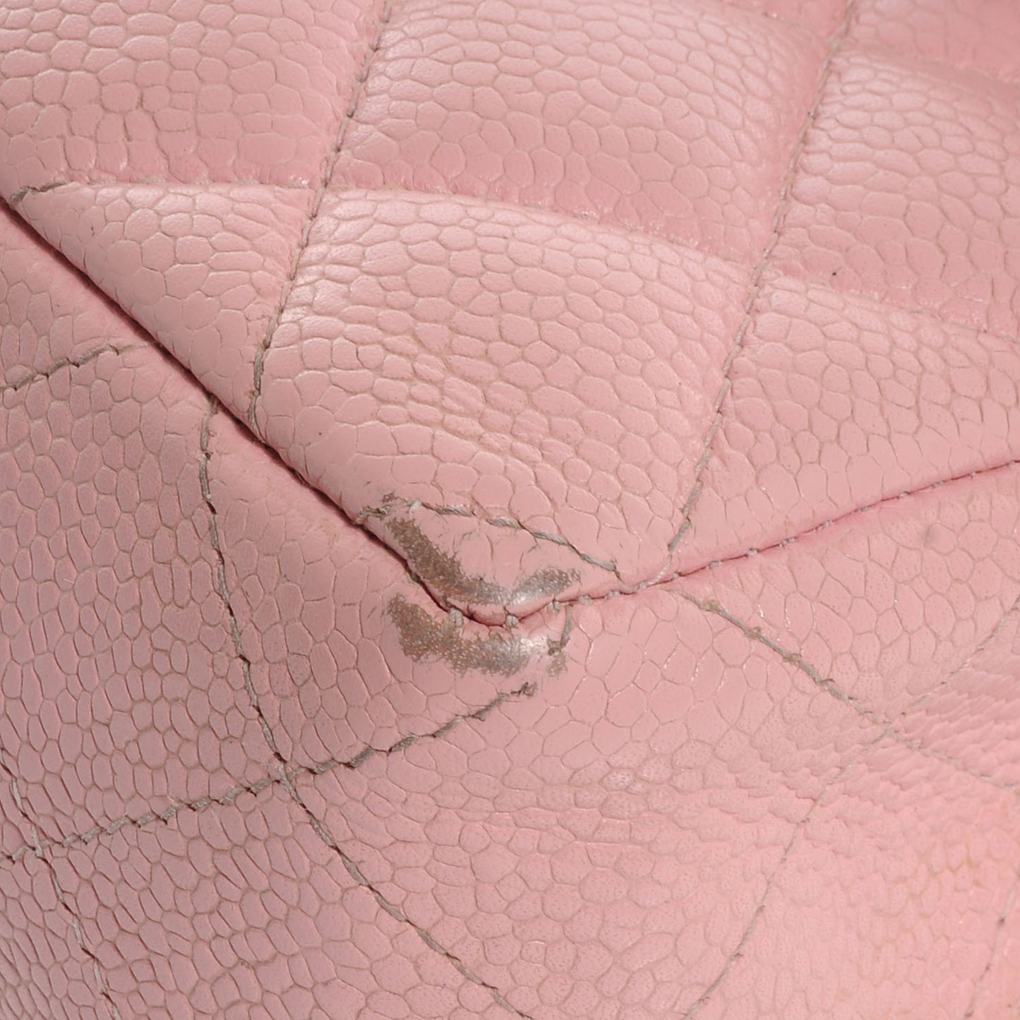 Caviar Quilted Mini Flap Pink