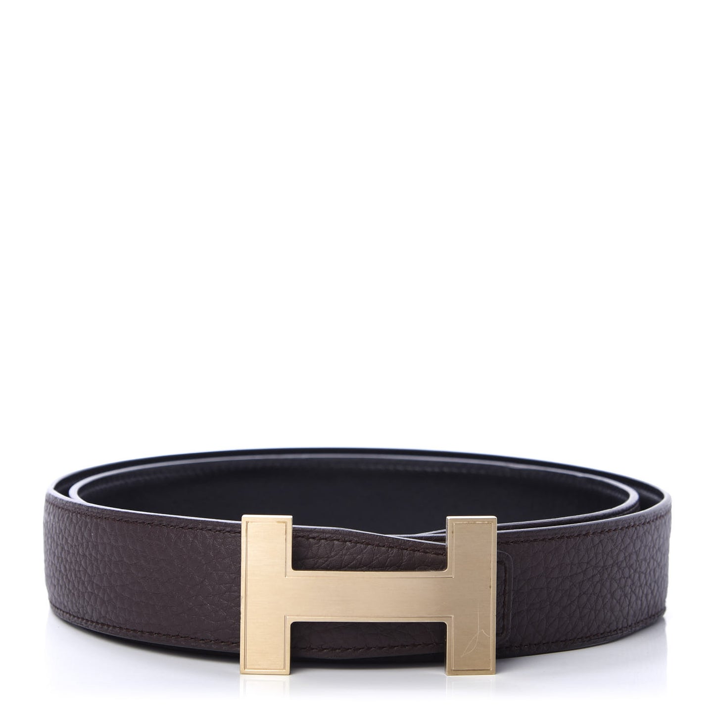 Box Togo 32mm Quizz H Belt 85 Black Chocolate