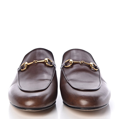 Gucci Calfskin Womens Princetown Slippers 39 Fondente Brown 2 of 15